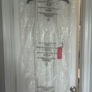 NWT White fringe midi dress